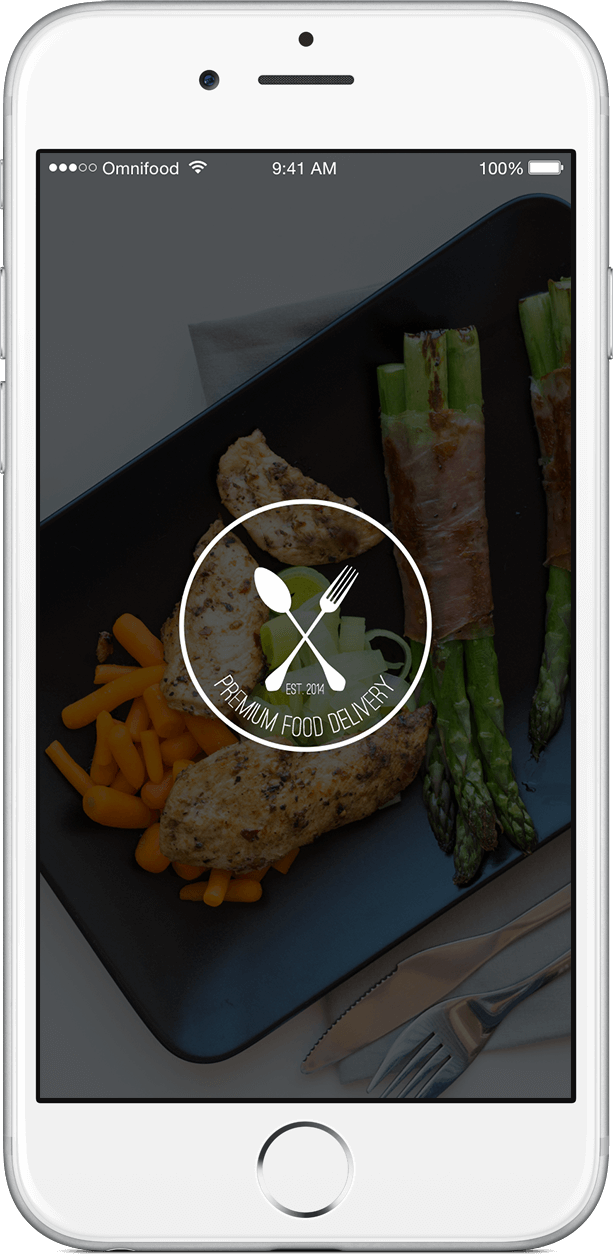 Premium Food Delivery iPhone App